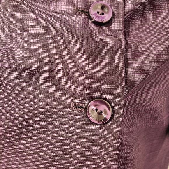 Escada plum pants suit size US 6 EUR 42 - Picture 5 of 10